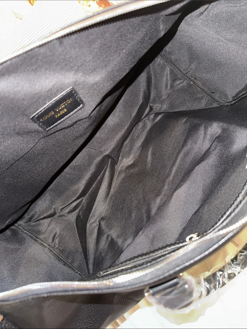 Louis Vuitton Black Monogram Canvas & Leather Travel Duffel
